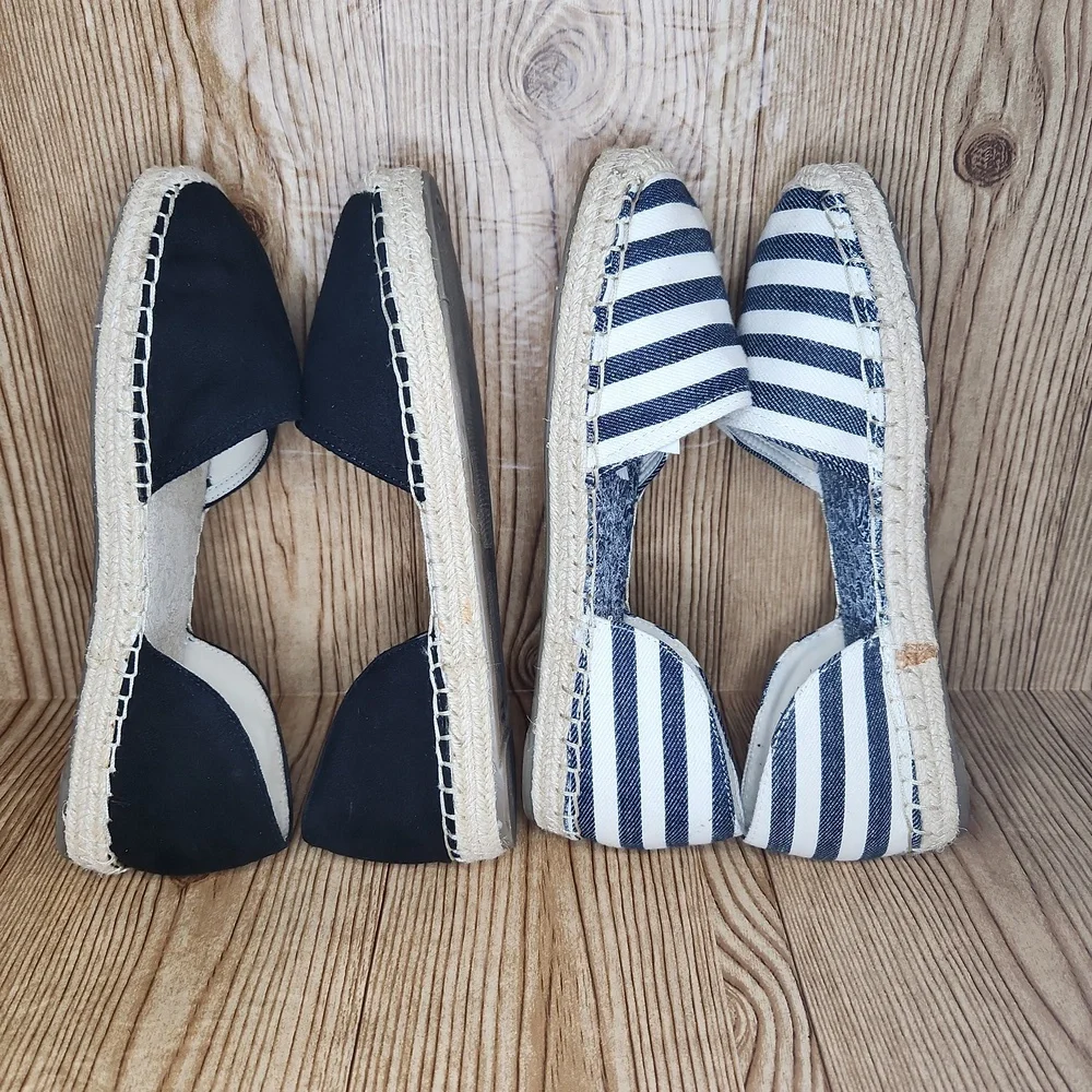 Gap 2‎ Pairs of Espadrille Slip On Shoes Size 9
